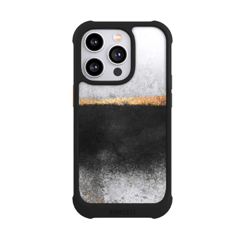 Apple iPhone 14 Pro NIVOmax Ruß und Golddruck