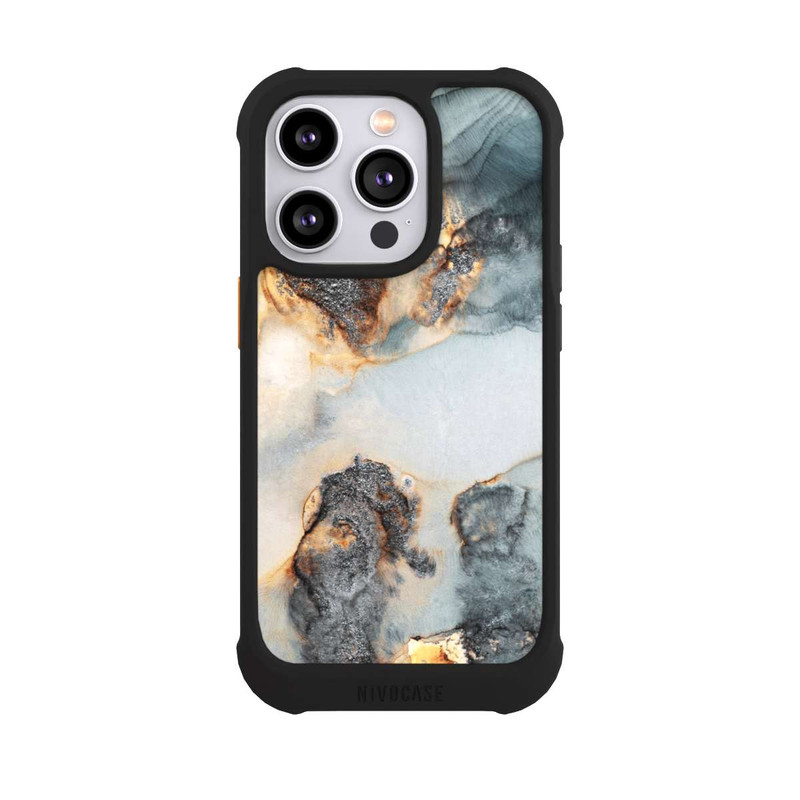 iPhone 14 Pro NIVOmax Flutwellen Golddruck