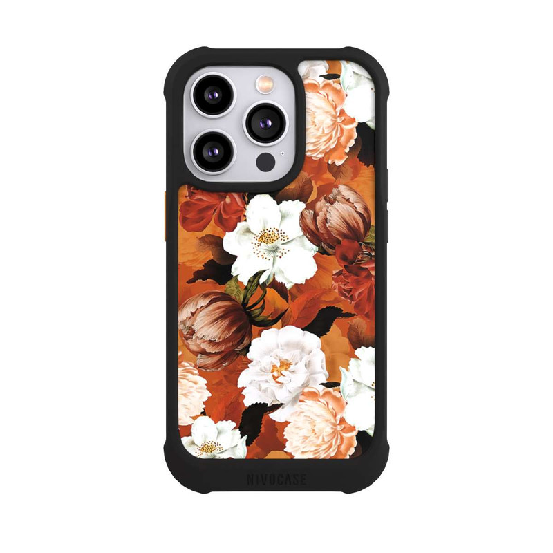 iPhone 14 Pro NIVOmax Üppige Vintage Pfingstrosen Und Rosen