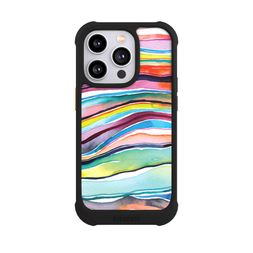 Apple iPhone 14 Pro NIVOmax Watercolor Agate Layers