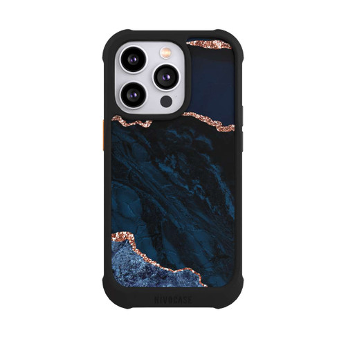 Apple iPhone 14 Pro NIVOmax Nacht Blau Marmor Landschaft