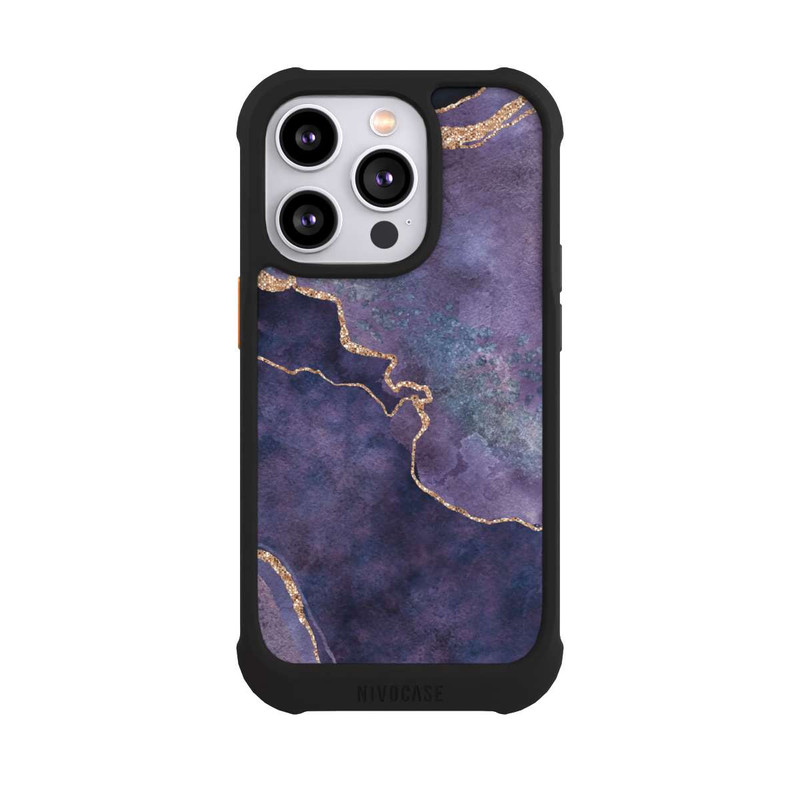 iPhone 14 Pro NIVOmax Lila Edelstein glamourös