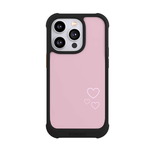 Apple iPhone 14 Pro NIVOmax Pink little hearts