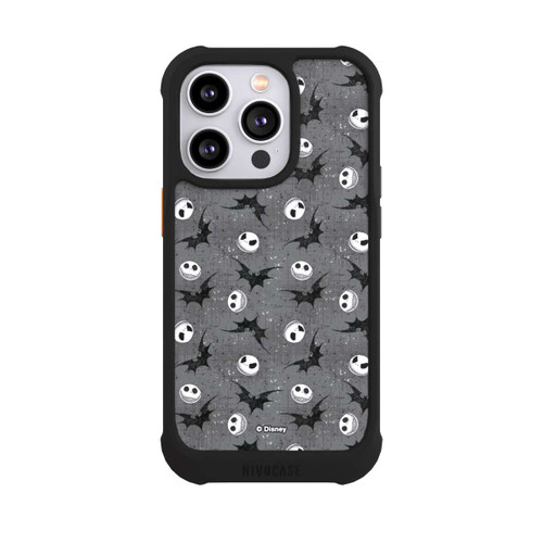 Apple iPhone 14 Pro NIVOmax Jack Grey Pattern Tim Burtons Nightmare before Christmas