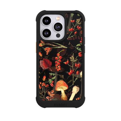 Apple iPhone 14 Pro NIVOmax Mushroom Pattern Black