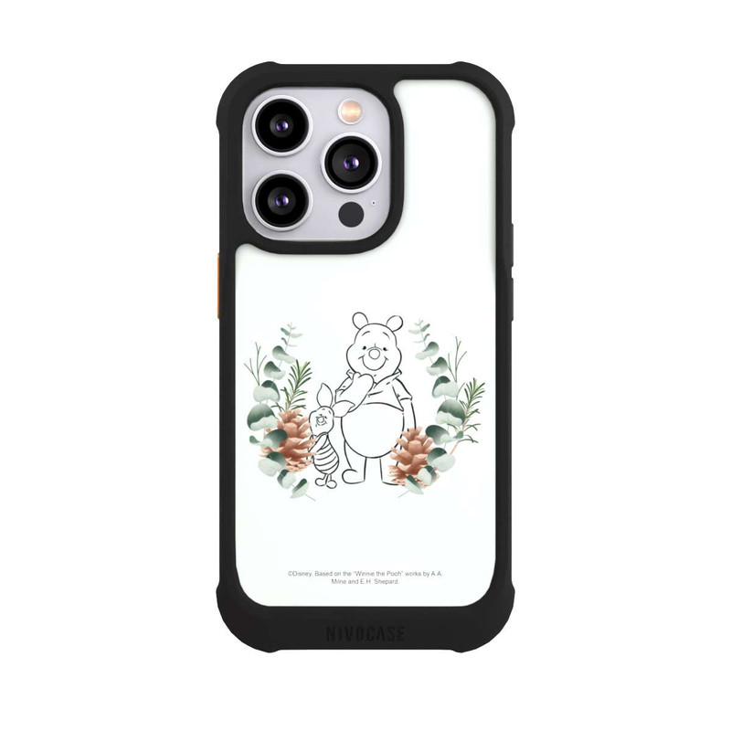 iPhone 14 Pro NIVOmax Grüne Liebe Puuh und Ferkel