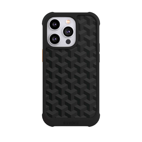 Apple iPhone 14 Pro NIVOmax Black Isometric Pattern