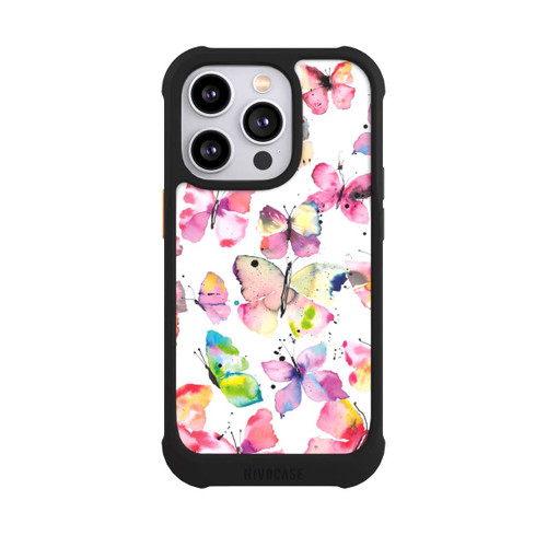 Apple iPhone 14 Pro NIVOmax Aquarell Frühlingsschmetterlinge