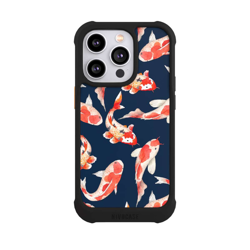 iPhone 14 Pro NIVOmax Coral Fish on Blue Background