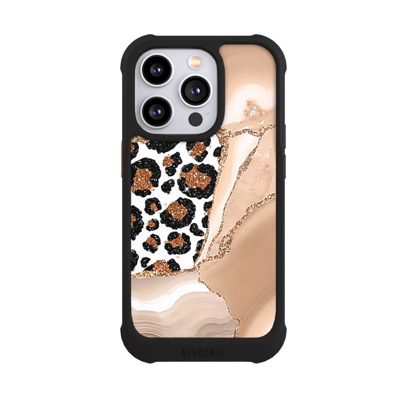 iPhone 14 Pro NIVOmax  Muster und Texturen Hellgold