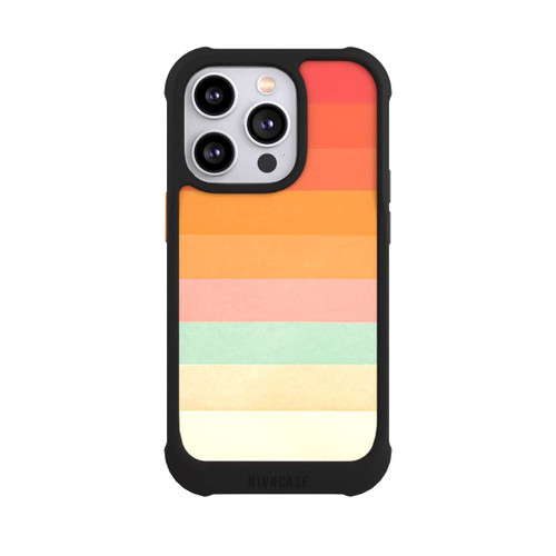 Apple iPhone 14 Pro NIVOmax Regenbogen Chevrons II