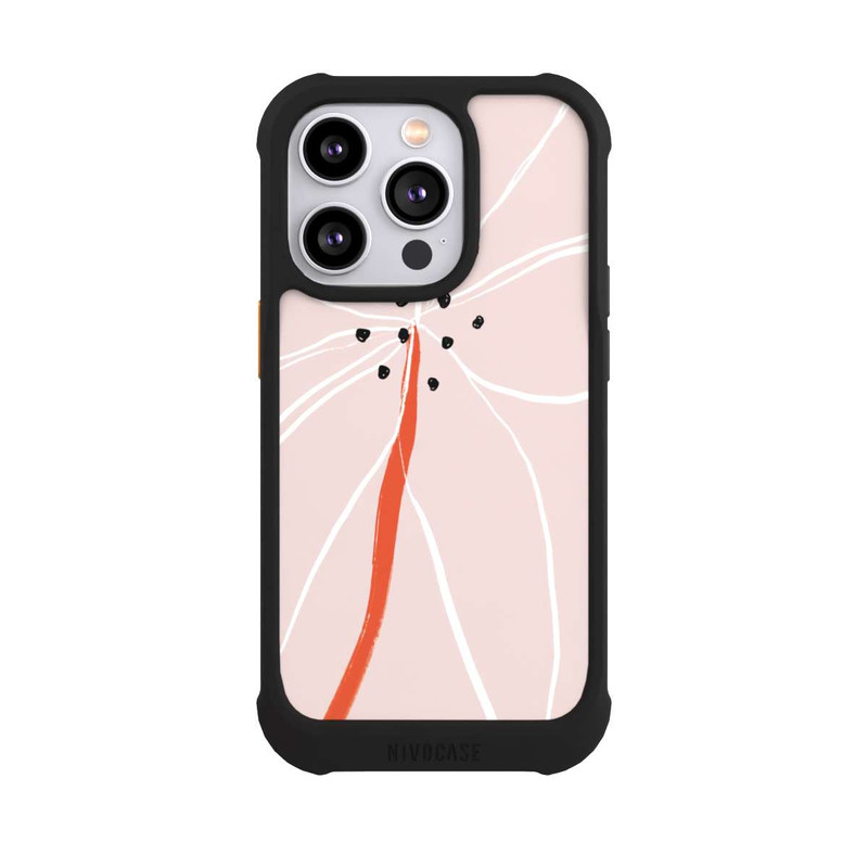 iPhone 14 Pro NIVOmax Abstrakte Blume Nr. 1