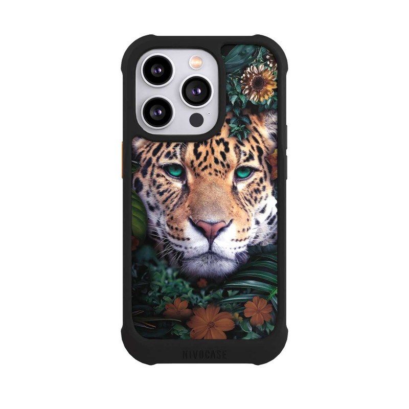 iPhone 14 Pro NIVOmax Jaguar im Dschunglegrün