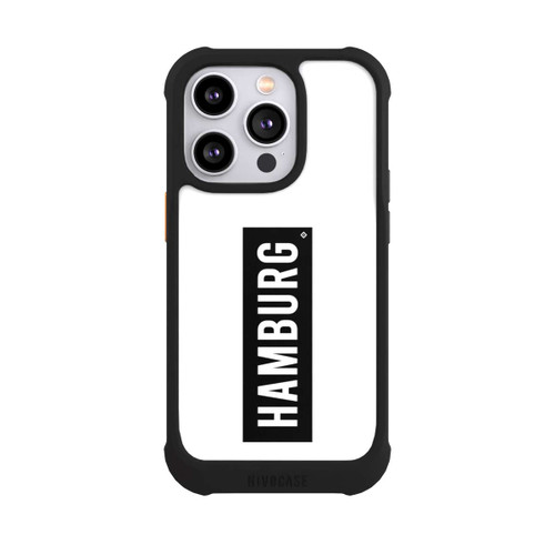 Apple iPhone 14 Pro NIVOmax HSV Hamburg Schwarz Weiss