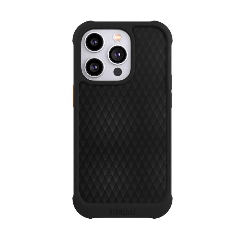 iPhone 14 Pro NIVOmax Schlangenhaut schwarz