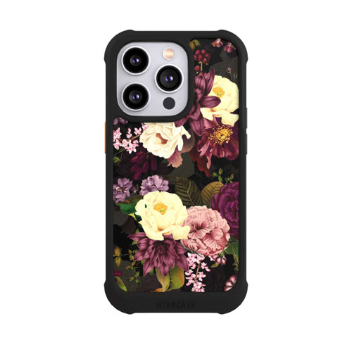 Apple iPhone 14 Pro NIVOmax Fleurs Sombres &amp; Abeilles