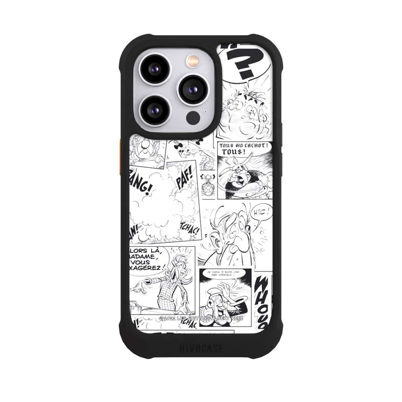 iPhone 14 Pro NIVOmax BD Astérix Blanc & Noir