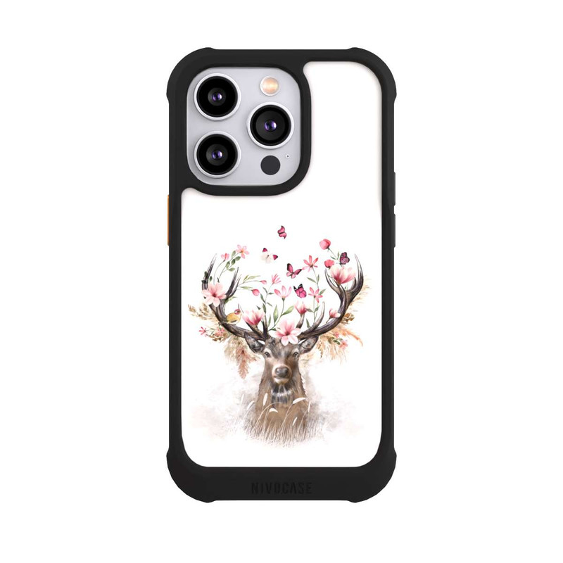 iPhone 14 Pro NIVOmax Cerf & Fleurs