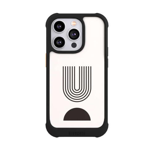 Apple iPhone 14 Pro NIVOmax Modern Art Black Lines