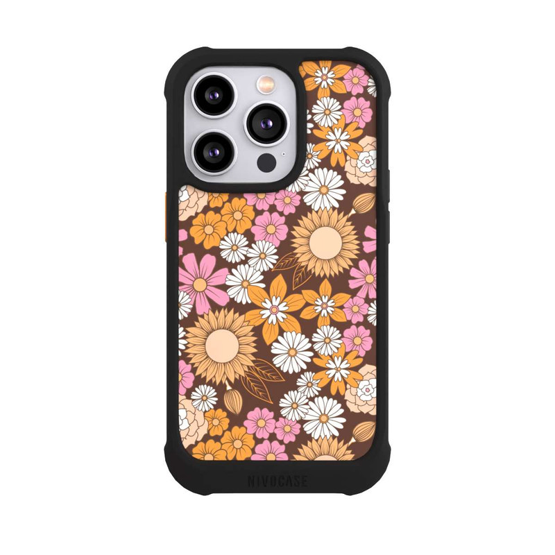 iPhone 14 Pro NIVOmax Vintage Boho Blumen