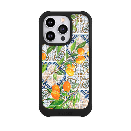 Apple iPhone 14 Pro NIVOmax Griechische Orangen Muster