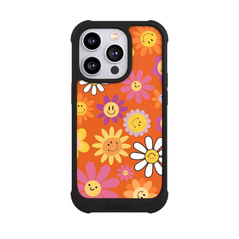 iPhone 14 Pro NIVOmax Smiles Orange Flowers