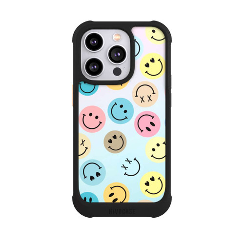 Apple iPhone 14 Pro NIVOmax Smiles Emotes Pattern Colorful