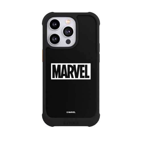 Apple iPhone 14 Pro NIVOmax Marvel Logo Black
