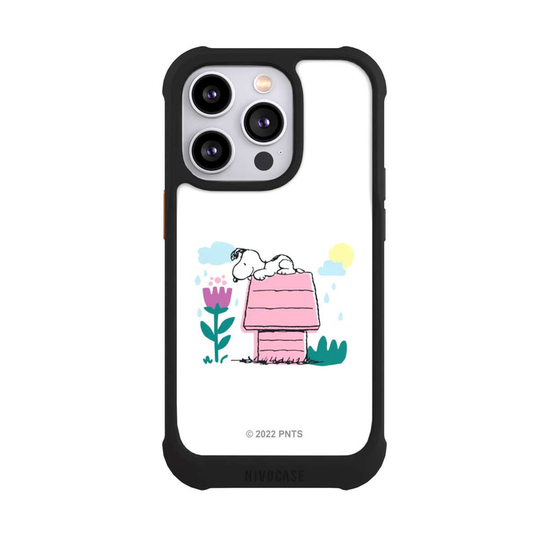 iPhone 14 Pro NIVOmax Snoopy Hundehütte Frühling