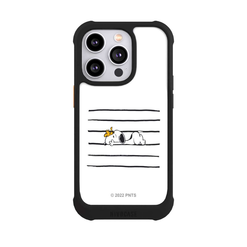 iPhone 14 Pro NIVOmax Snoopy Woodstock Stripes