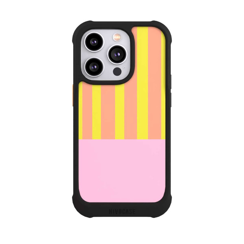 iPhone 14 Pro NIVOmax Neonfarbige Streifen