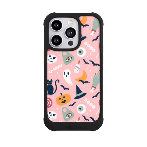 Apple iPhone 14 Pro NIVOmax Niedliche Halloween Gespenster Muster