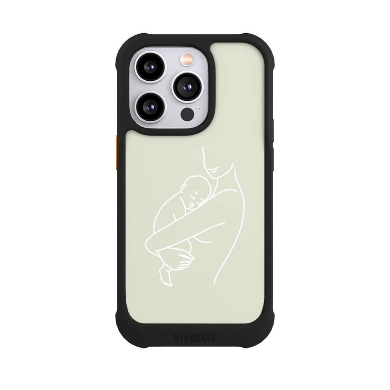 iPhone 14 Pro NIVOmax Line Art Familie 3