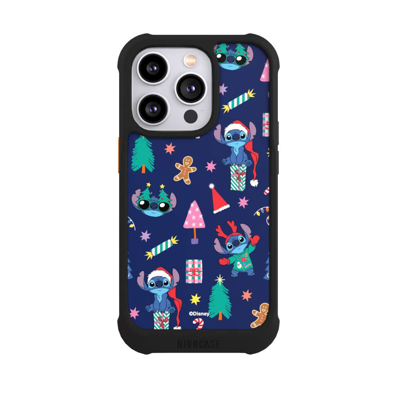 iPhone 14 Pro NIVOmax Stitch Weihnachtsmuster