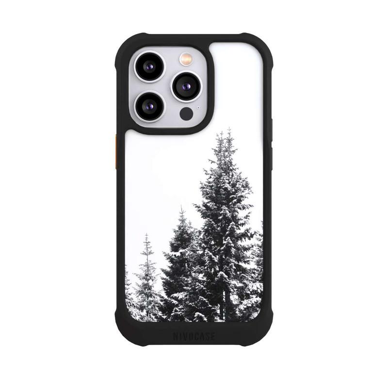 iPhone 14 Pro NIVOmax Schneebedeckte Tannen