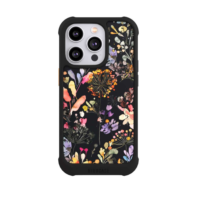 iPhone 14 Pro NIVOmax Wilde Gräser schwarz