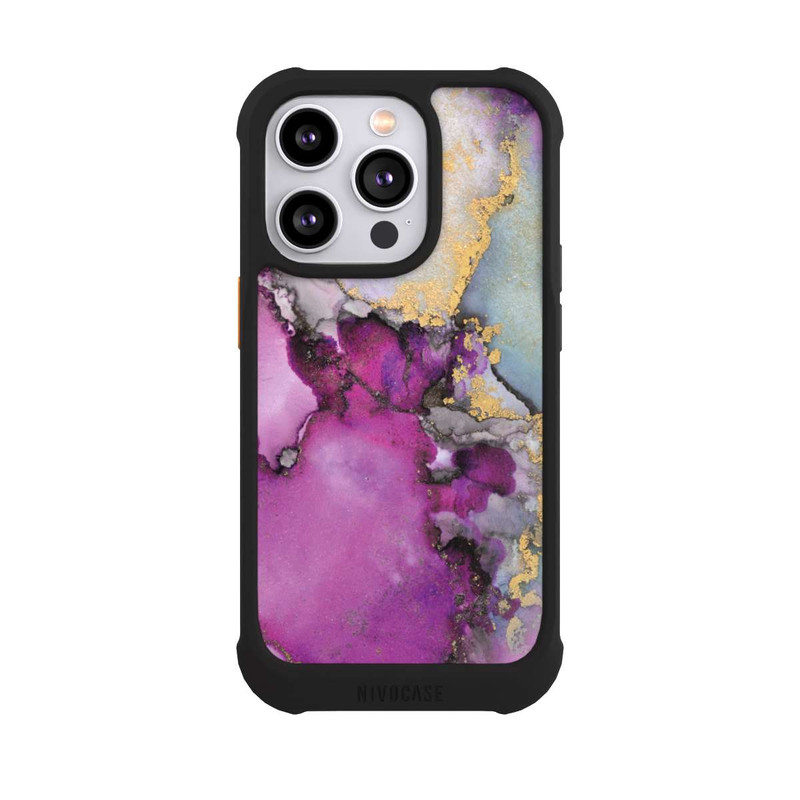 iPhone 14 Pro NIVOmax Alcohol Ink Art Pink