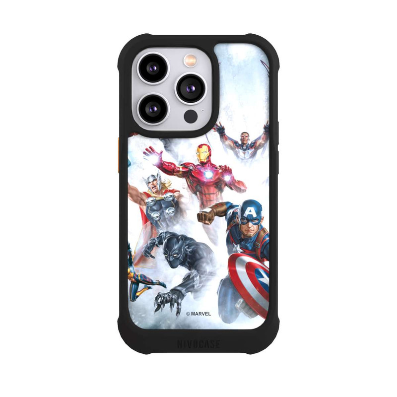 iPhone 14 Pro NIVOmax Les Avengers vous sautent dessus