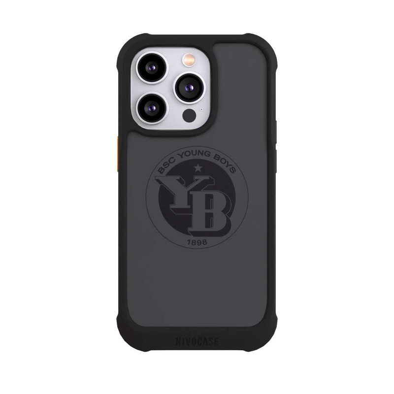 iPhone 14 Pro NIVOmax BSC YB Logo Grau