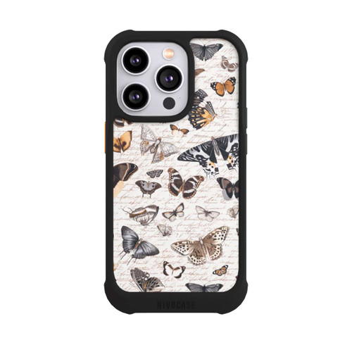 Apple iPhone 14 Pro NIVOmax Schmetterling Muster Boho