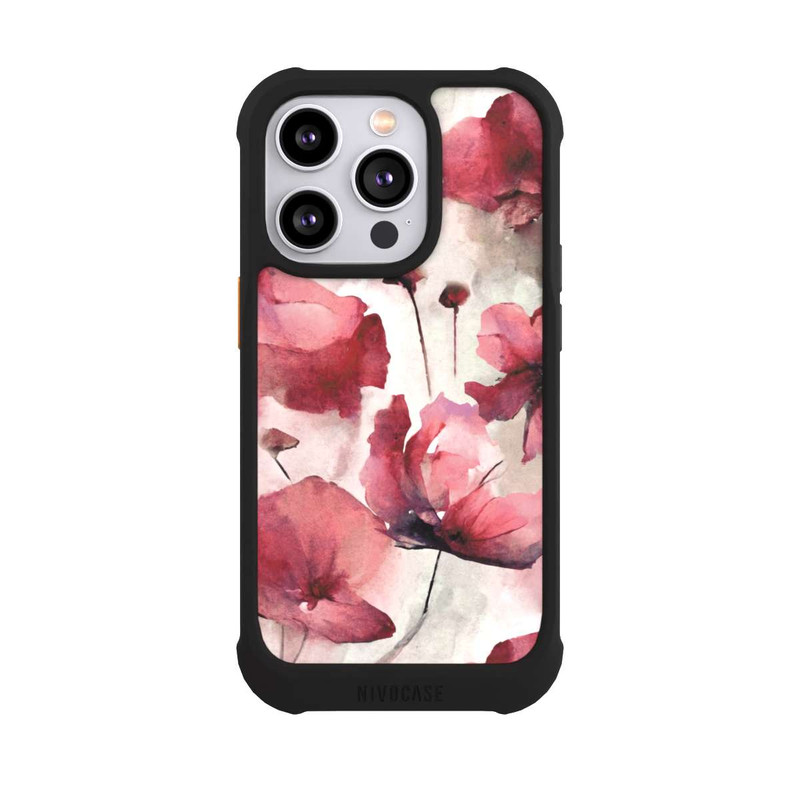 iPhone 14 Pro NIVOmax Wild Poppies Seamless