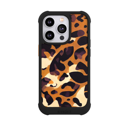 Apple iPhone 14 Pro NIVOmax motif lion marron clair