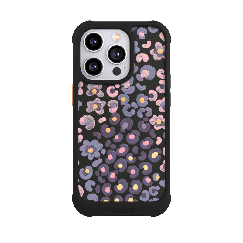 iPhone 14 Pro NIVOmax Tierfell mit Blumen