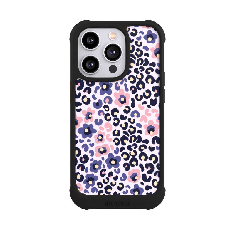 iPhone 14 Pro NIVOmax Tierfell mit Blumen 1