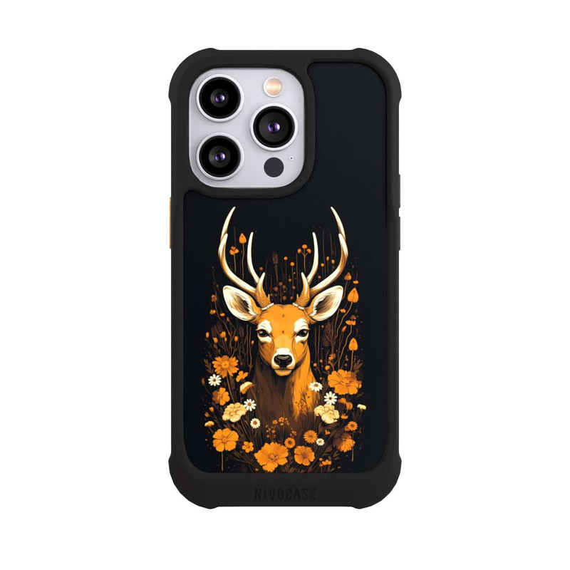 iPhone 14 Pro NIVOmax Deer Flowers Big