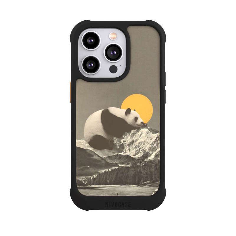 iPhone 14 Pro NIVOmax Riesenpanda macht ein Nickerchen