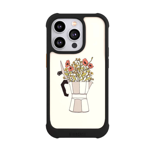 Apple iPhone 14 Pro NIVOmax Moka Blumen