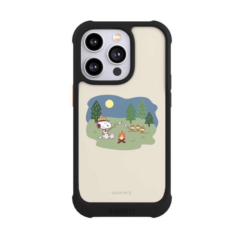 iPhone 14 Pro NIVOmax Snoopy Lagerfeuer