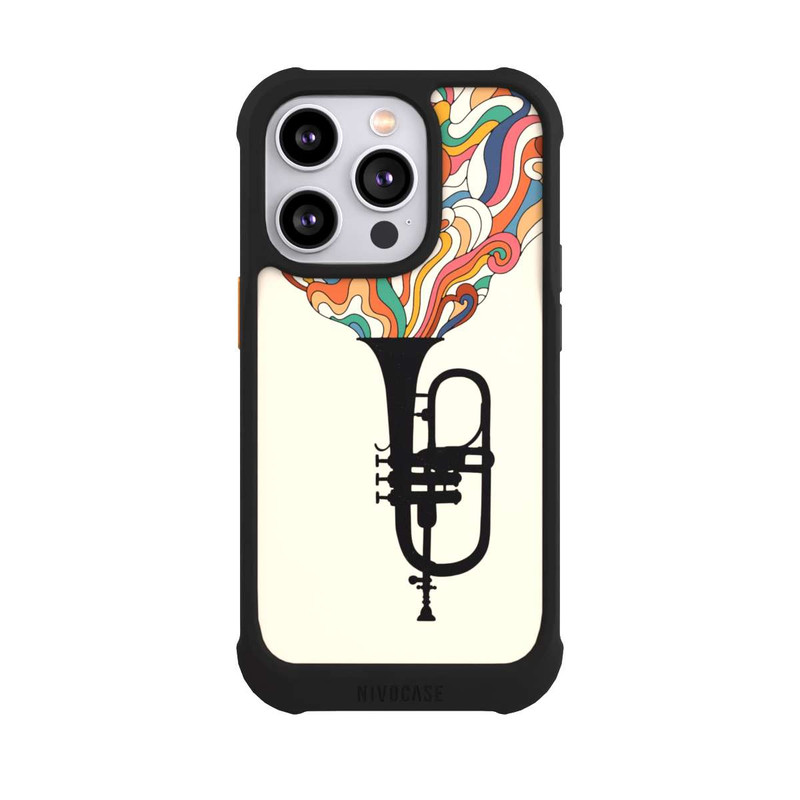 iPhone 14 Pro NIVOmax Flügelhorn Jazz bunt