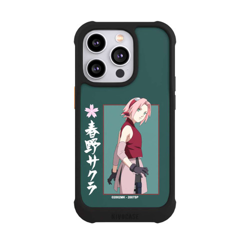 Apple iPhone 14 Pro NIVOmax Sakura Grüner Hintergrund